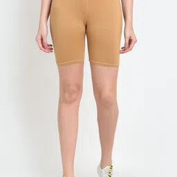 Jinfo Women Beige Cycling Sports Shorts-picture-28