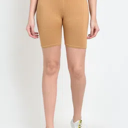 Jinfo Women Beige Cycling Sports Shorts-picture-35