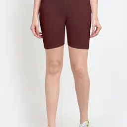 Jinfo Women Brown Cycling Sports Shorts-image-44