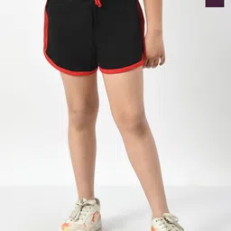 BAESD Girls Pack of 2 High-Rise Cotton Shorts-image-41