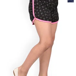 BAESD Girls Pack Of 2 Printed High-Rise Cotton Shorts-image-71