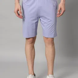 GRIFFEL Men High Rise Cotton Shorts-image-5