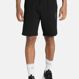 Puma Men Black Solid Cotton Slim Fit Outdoor Graphic Sports Shorts-image-95