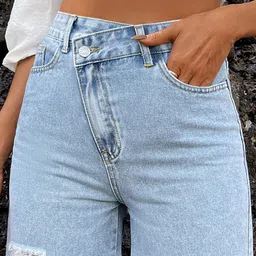 StyleCast Women Washed Denim Technology Shorts-picture-28