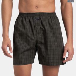 Jockey Men Pack of 2 Checked Cotton Regular Shorts-11