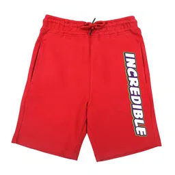 Marvel by Wear Your Mind Boys Red Avengers Printed Regular Shorts-picture-4