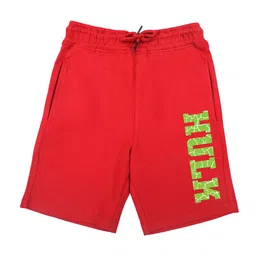 Marvel by Wear Your Mind Boys Red Hulk Graphic Print Shorts-image-95