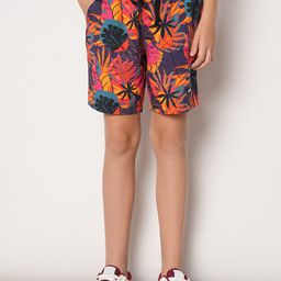 Jack & Jones Junior Boys Tropical Printed Regular Fit Shorts-image-45
