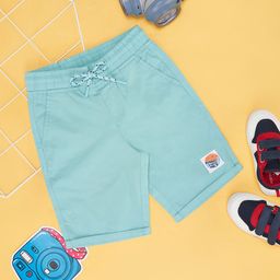 Pantaloons Junior Boys Mid Rise Pure Cotton Shorts-image-94