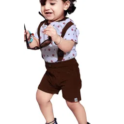 BAESD Boys Printed Pure Cotton T-shirt with Shorts-image-65