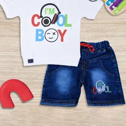 BAESD Boys Printed T-shirt with Shorts-image-93