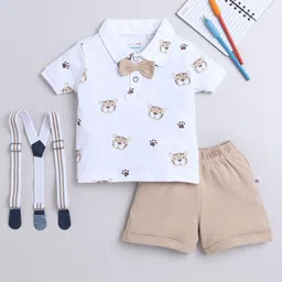 BUMZEE Boys Printed T-shirt with Shorts-picture-31