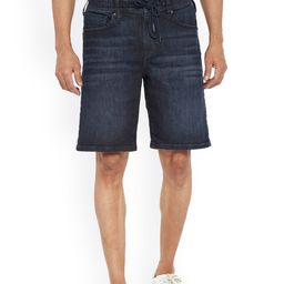 EVERBLUE Men Washed Slim fit Stretchable Denim Shorts-picture-36
