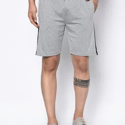 GLITO Men Mid-Rise Cotton Shorts-image-84