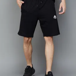 Kappa Men Mid-Rise Cotton Sports Shorts-image-57