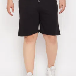 Adobe Men Plus Size Mid-Rise Cotton Sports Shorts-picture-14
