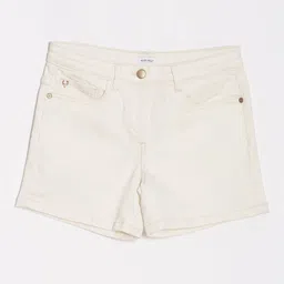 Allen Solly Junior Girls Regular Fit Mid-Rise Denim Shorts-picture-26