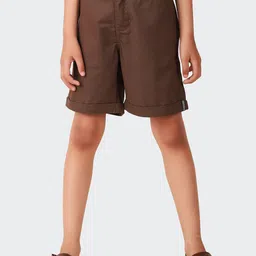 Fabindia Boys Mid-Rise Knee Length Cotton Regular Shorts-image-74