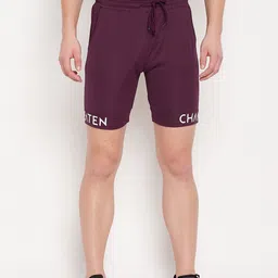 Duke Men Maroon Sports Shorts-image-66