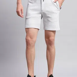 Monte Carlo Men Solid Mid-Rise Cotton Regular Shorts-image-38