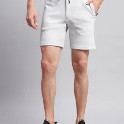 Monte Carlo Men Textured Mid-Rise Sports Shorts-picture-7