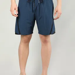 CHKOKKO Men Mid-Rise Sports Shorts-34