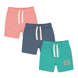 mothercare Boys Pack Of 3 Pure Cotton Shorts-image-66