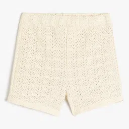 Koton Girls Cotton Self Design Shorts-image-13