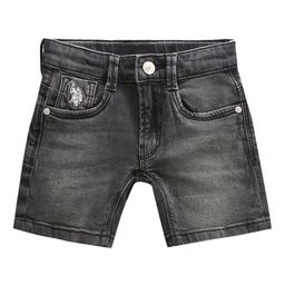U.S. Polo Assn. Kids Boys Washed Mid Rise Denim Shorts-picture-43