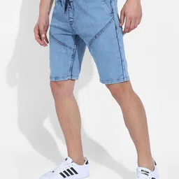 Campus Sutra Men Denim Outdoor Denim Shorts-picture-46
