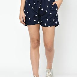 My Swag Women Floral Printed Yoga Shorts-image-88