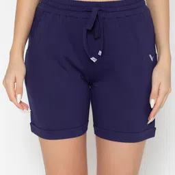 Vami Women Blue Sports Shorts-picture-21