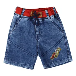CREMLIN CLOTHING Boys Blue Denim Shorts-image-15