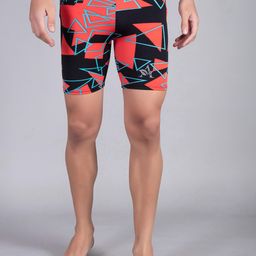 Apraa & Parma Men Geometric Printed Swim Bottoms-image-67