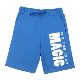 Harry Potter by Wear Your Mind Boys Blue Printed Harry Potter Shorts-image-77