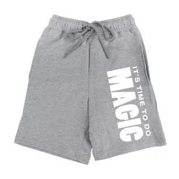 Harry Potter by Wear Your Mind Boys Grey Printed Harry Potter Shorts-image-83