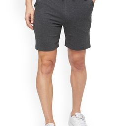 SPORTO Men Grey Melange Sports Shorts-image-82