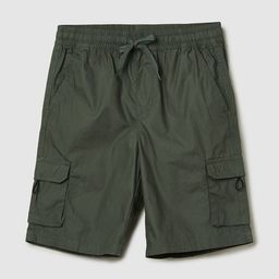max Boys Cotton Mid-Rise Cargo Shorts-image-25