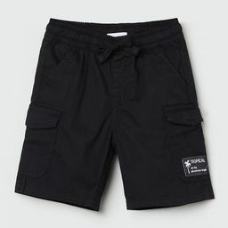 max Infant Boys Mid-Rise Pure Cotton Cargo Shorts-73