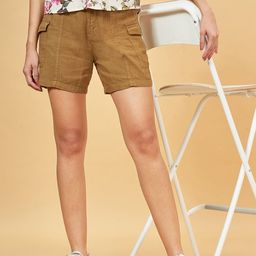 Honey by Pantaloons Women High Rise Chino Shorts-picture-24