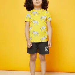 SPUNKIES Boys Mid-Rise Rapid-Dry Cotton Shorts image 2