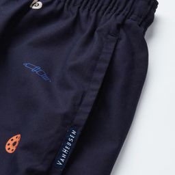 van heusen innerwear Van Heusen Athleisure Men ASP-18 Allover Print Soft Suede Touch Lounge Shorts image 3