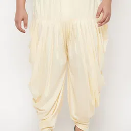 VASTRAMAY Men Plus Size Cowl Dhoti Pants-50
