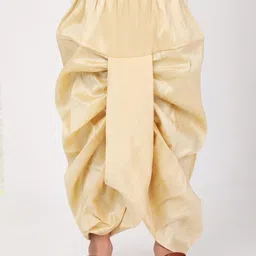 KID1 Boys Mid-Rise Pleated Silk Dhoti Pant-image-51