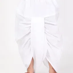 KID1 Boys Mid-Rise Pleated Silk Dhoti Pant-image-41