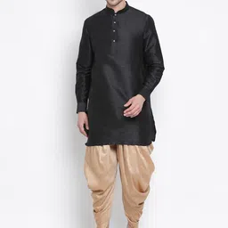 VASTRAMAY Long Sleeves Kurta with Dhoti Pants-image-66