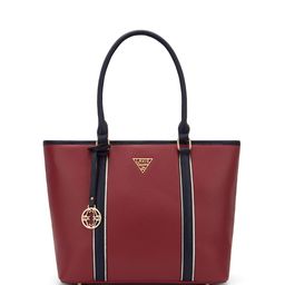 LAVIE Signature Striped Las Vegas Structured Oversized Shoulder Bag image 3