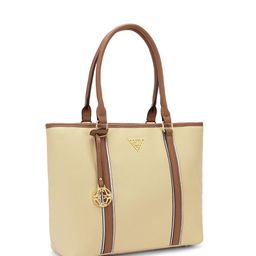 LAVIE Signature Striped Las Vegas Structured Oversized Shoulder Bag image 4