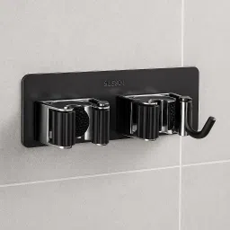 Black Stainless Steel Broom Holder-picture-17