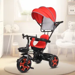 Small kids Tricycles Cycles for Kids Cycle for Baby with Storage Basket BABY TRICYCLE WITH CANOPY Tricycle-6